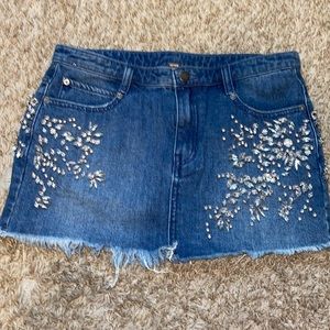 Free People bedazzled skirt